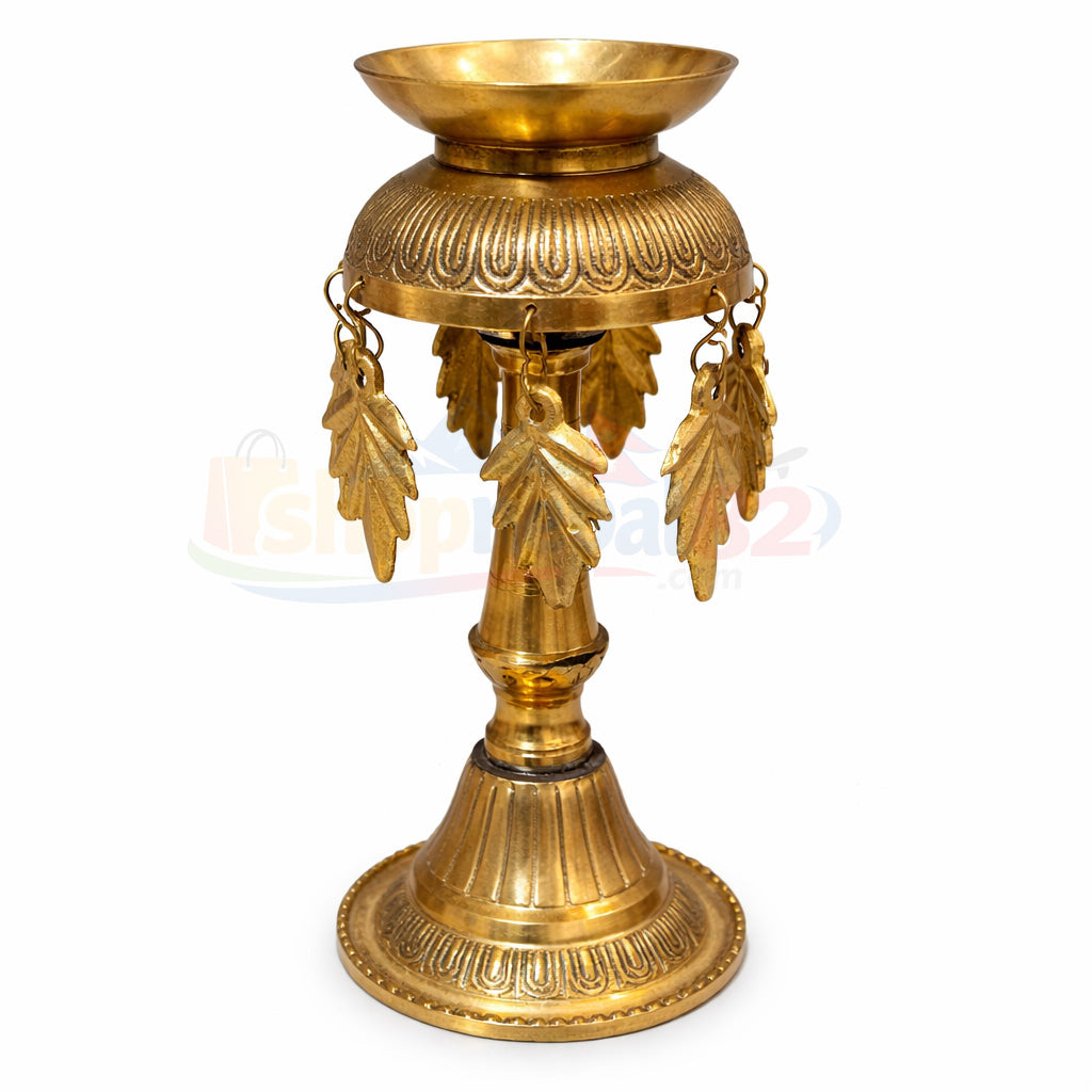 Brass Panas Diya Set of 2 - पितलको पानस दियो – २ वटा (सेट)