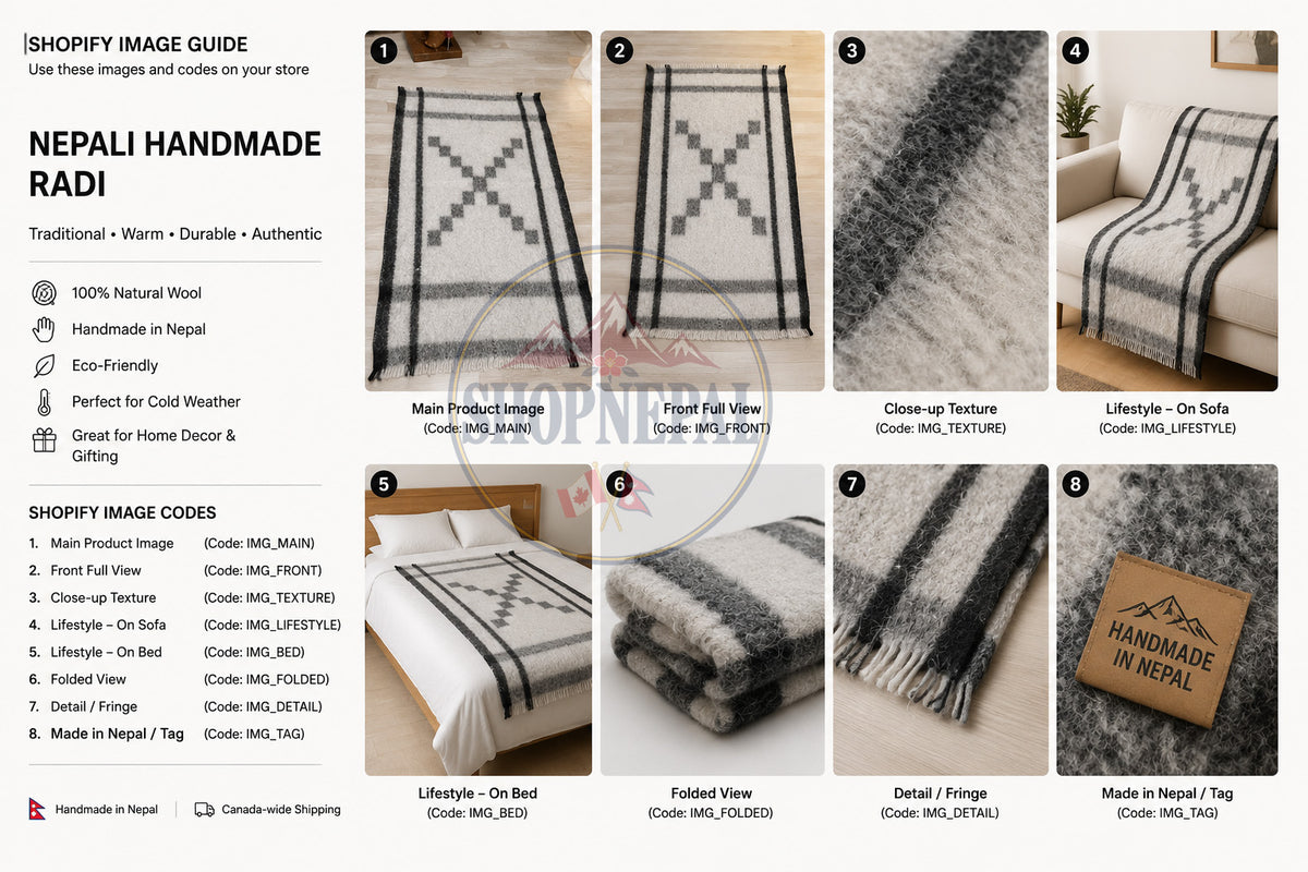 Nepali Radi Woolen Blanket –  राडी