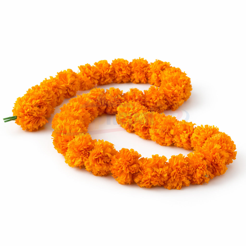 Artificial Marigold Garland – Decorative Flower Mala for Puja & Festivals कृत्रिम सयपत्री फूल माला