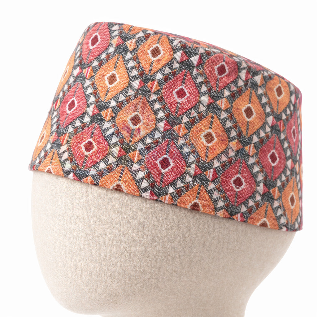 Nepali Dhaka Topi Diamond pattern– नेपाली ढाका टोपी