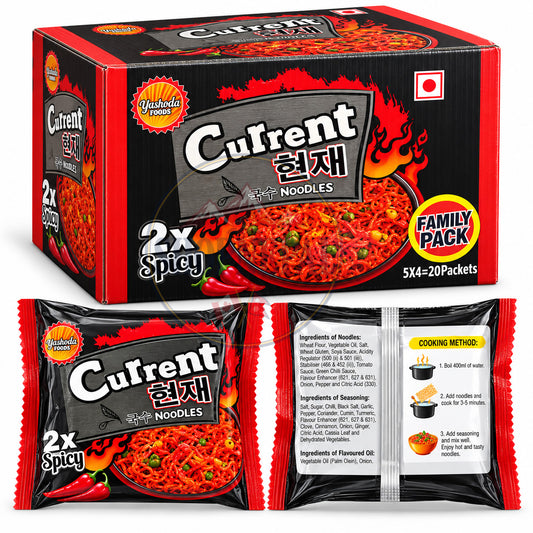 Current 2xSpicy BLACK Chicken Noodles 100g