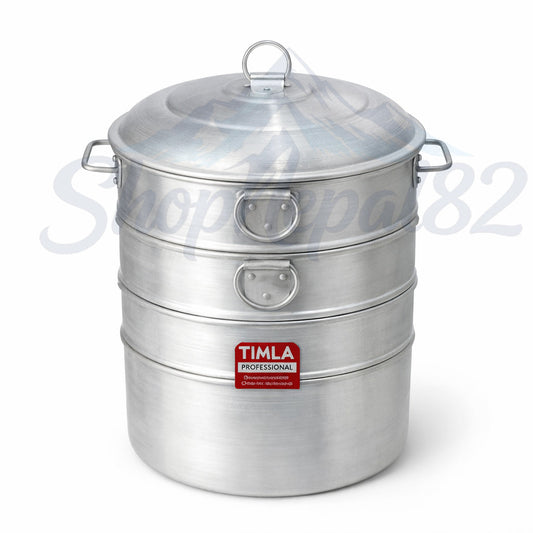 Traditional Aluminum Momo Steamer (Multi-Layer) – परम्परागत एल्युमिनियम मम स्टिमर