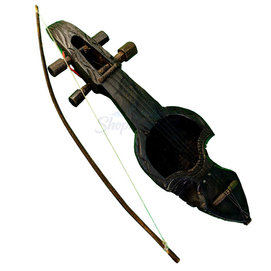 Handcrafted Wooden Sarangi – हस्तनिर्मित काठे सारङ्गी